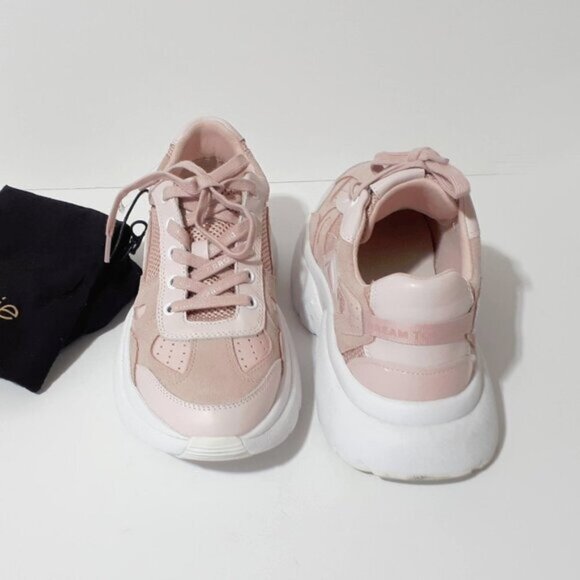 NWOT Maje chunky sole pink leather sneakers, 40 - Picture 9 of 14